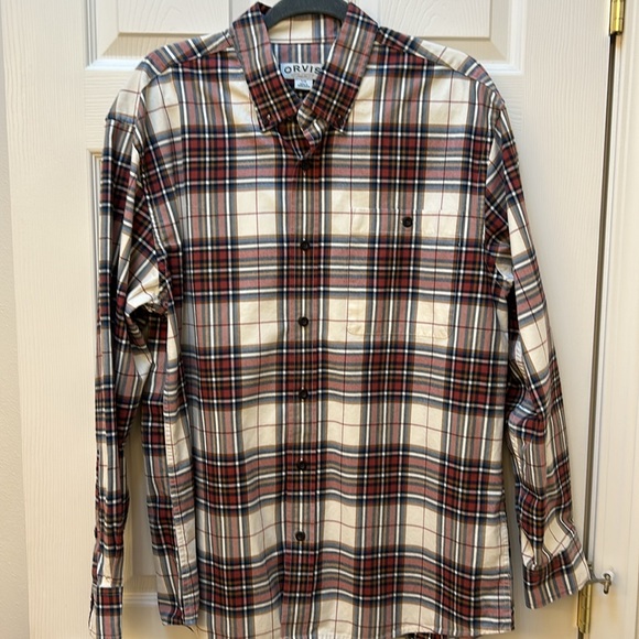 ORVIS button down large long sleeve shirt - Picture 2 of 4